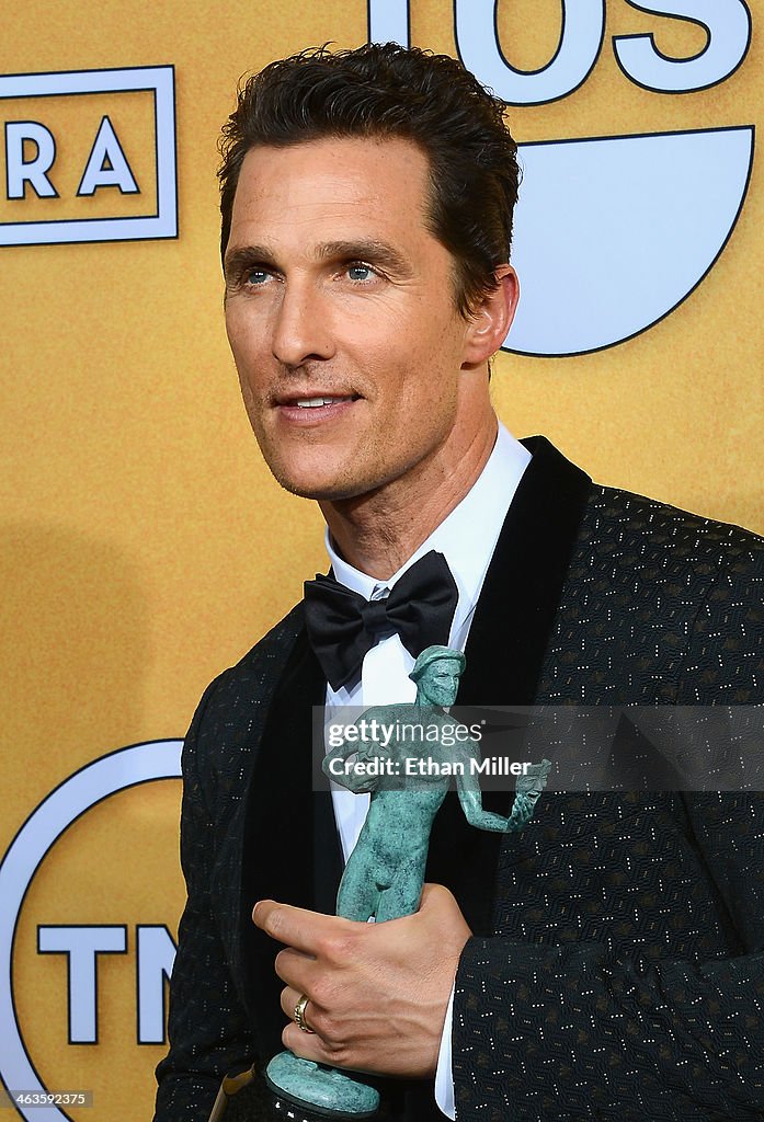 20th Annual Screen Actors Guild Awards - Press Room