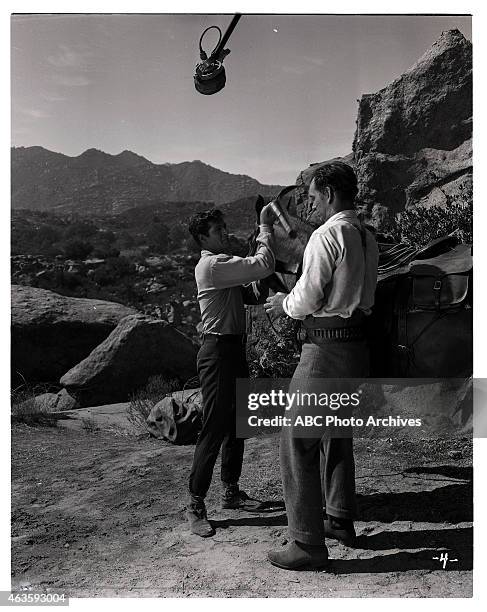 One Man Army" - Airdate: January 7, 1958. L-R: HUGH O'BRIAN;WILLIAM PHIPPS