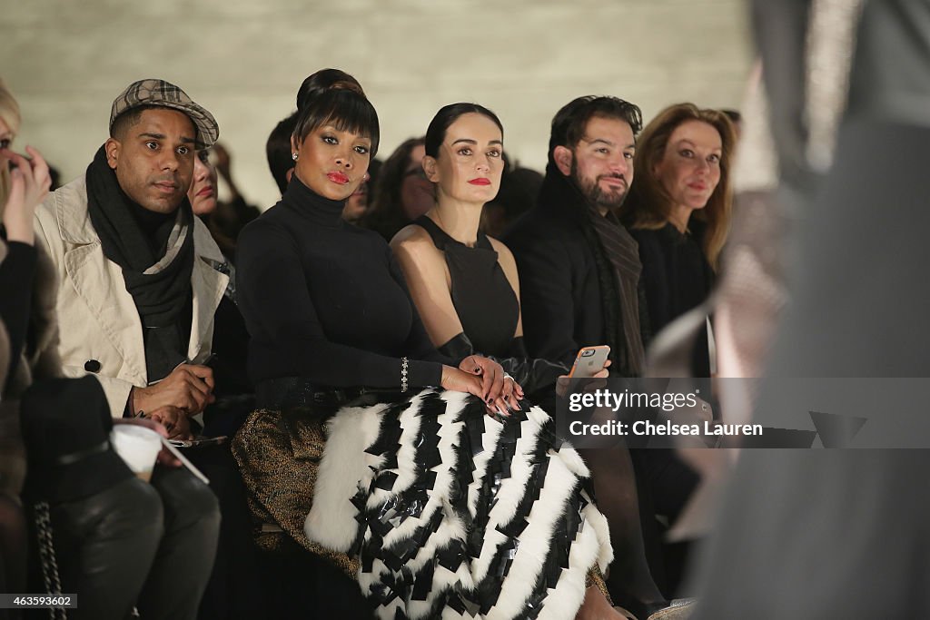 Angel Sanchez - Front Row - Mercedes-Benz Fashion Week Fall 2015