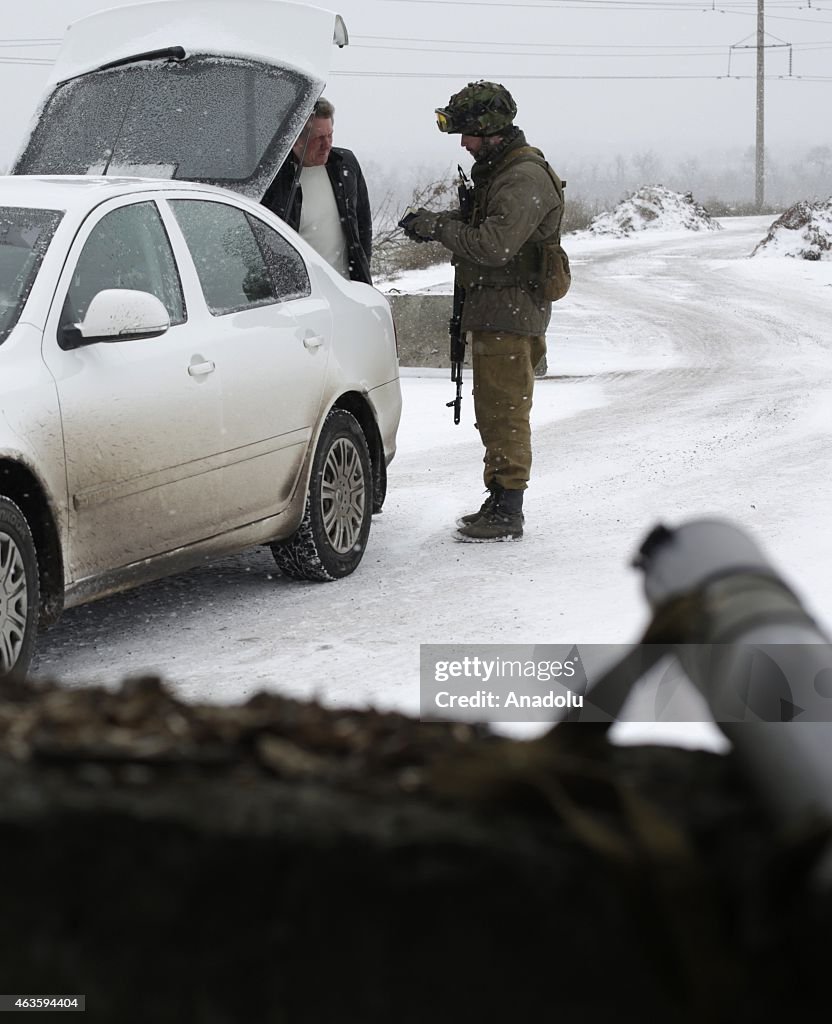 Donetsk's Debaltseve after clashes with Ukrainian army and pro-Russian separatists