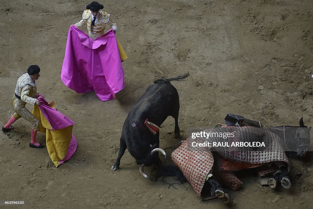 COLOMBIA-BULLFIGHTING-LIBARDO