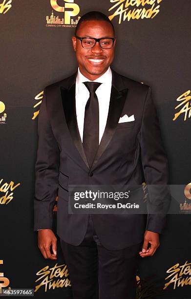 Pastor Charles Jenkins arrives at the 2014 Stellar Awards at Nashville Municipal Auditorium on January 18, 2014 in Nashville, Tennessee.