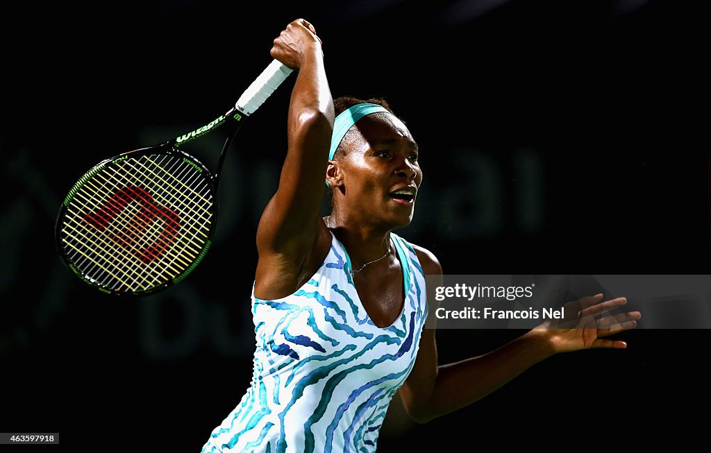 WTA Dubai Duty Free Tennis Championship - Day Two
