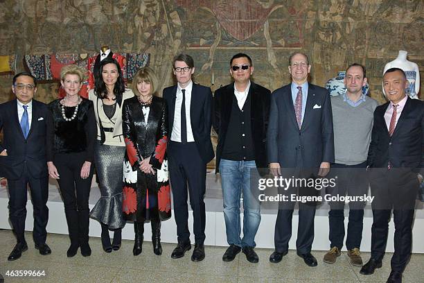 Silas Chou, Metropolitan Museum of Art president Emily K. Rafferty, Wendi Murdoch, Anna Wintour, The Costume Institute at the Metropolitan Museum of...