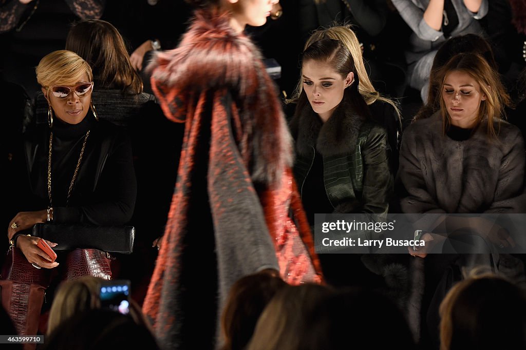 Dennis Basso - Front Row - Mercedes-Benz Fashion Week Fall 2015