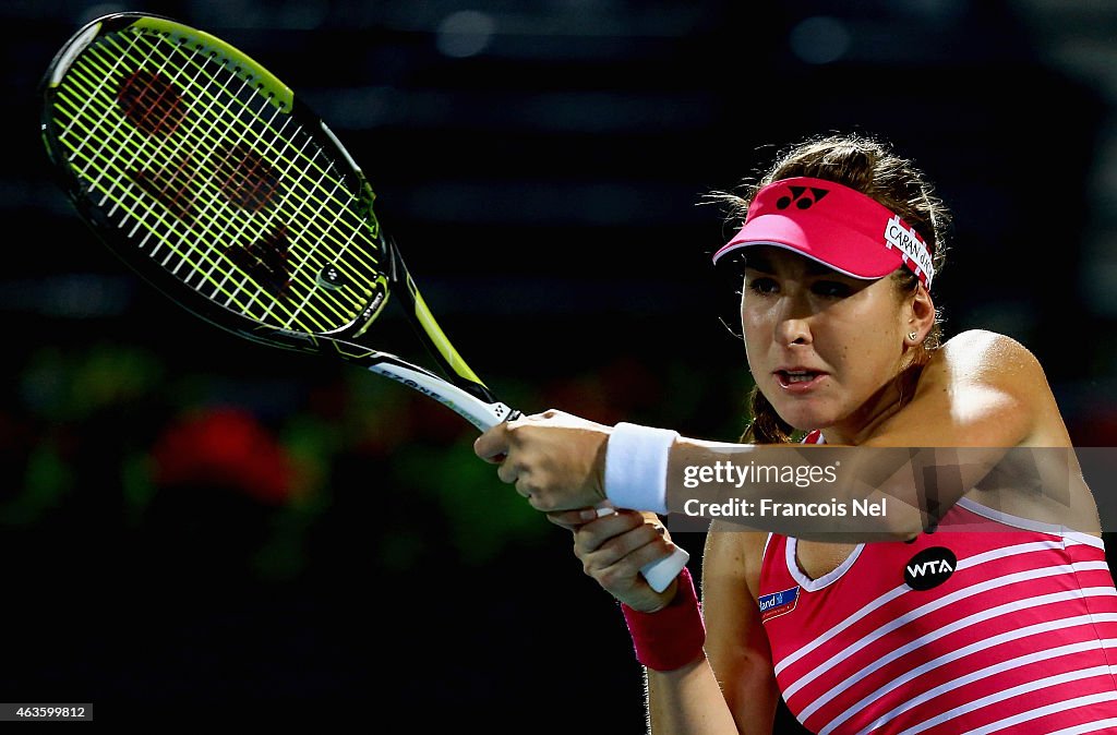 WTA Dubai Duty Free Tennis  Championship - Day Two