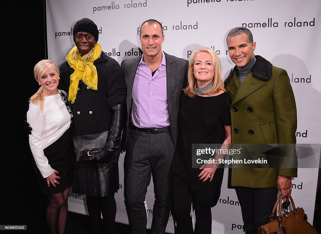 Pamella Roland - Backstage - Mercedes-Benz Fashion Week Fall 2015