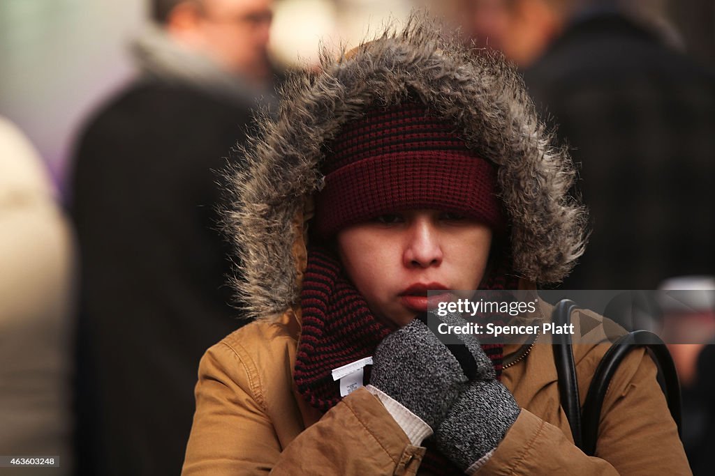 Frigid Conditions Persist In New York City