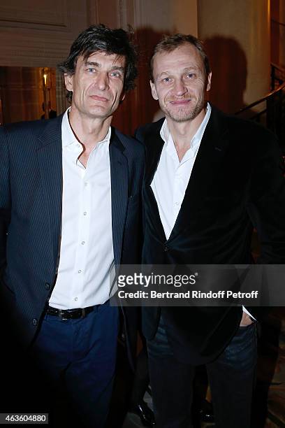 Eric Altmayer and his brother Nicolas Altmayer attend the 'Daniel Toscan du Plantier Producer's Price - Cesar Film Awards 2015'. Held at Hotel George...