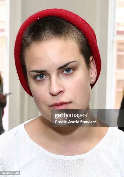 Tallulah Willis attends Eckhaus Latta -Front Row during MADE Fashion Week Fall 2015 on February 16, 2015 in New York City.