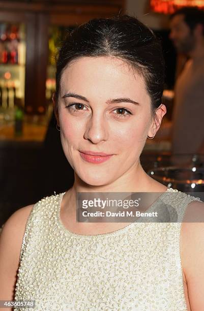 Cast member Phoebe Fox attends the after party following the press night performance of "A View From The Bridge" at The National Cafe on February 16,...