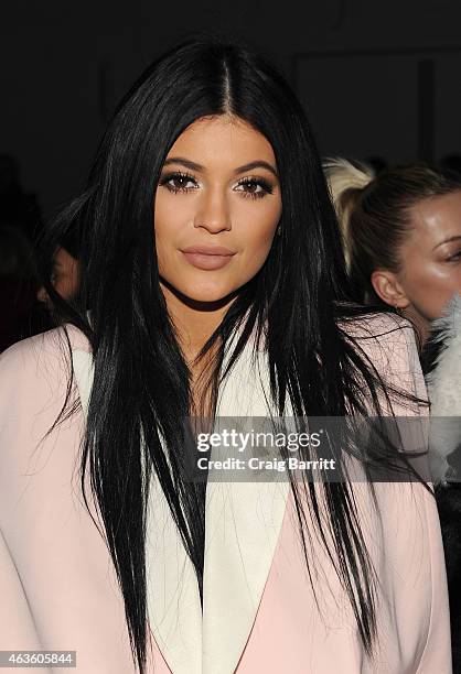 Kylie Jenner attends the 3.1 Phillip Lim fashion show at Skylight Clarkson SQ. On February 16, 2015 in New York City.