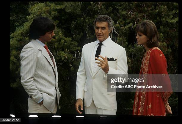 The Big Switch / Hooker's Holiday" - Airdate: October 15, 1983. L-R: RICHARD HATCH;RICARDO MONTALBAN;MELINDA CULEA