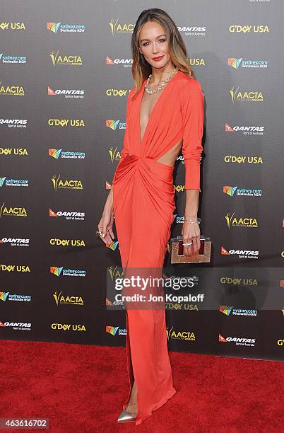 Actress Sharni Vinson arrives at the 2015 G'Day USA Gala Featuring The AACTA International Awards Presented By Quantas at Hollywood Palladium on...