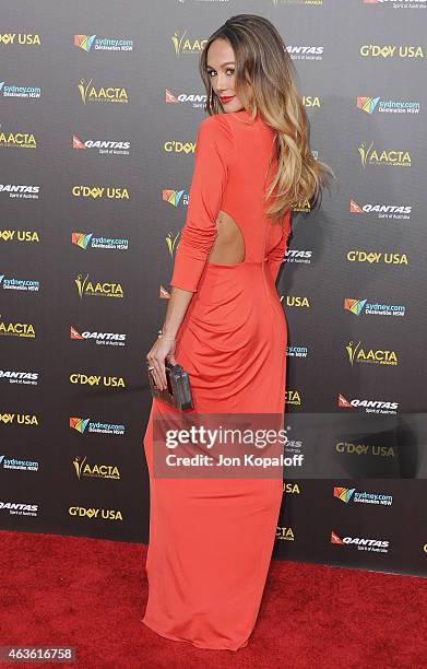 Actress Sharni Vinson arrives at the 2015 G'Day USA Gala Featuring The AACTA International Awards Presented By Quantas at Hollywood Palladium on...