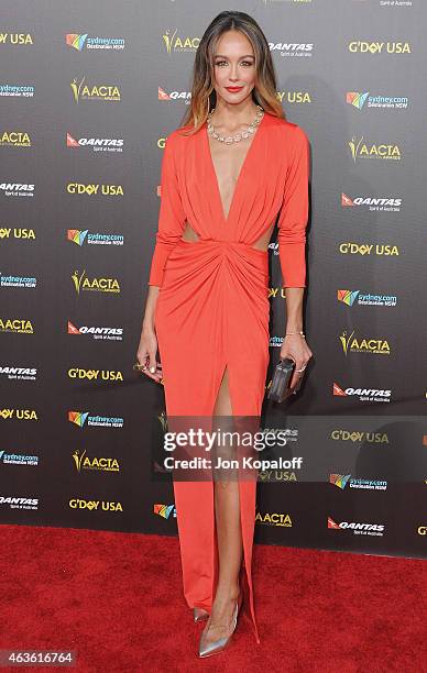 Actress Sharni Vinson arrives at the 2015 G'Day USA Gala Featuring The AACTA International Awards Presented By Quantas at Hollywood Palladium on...