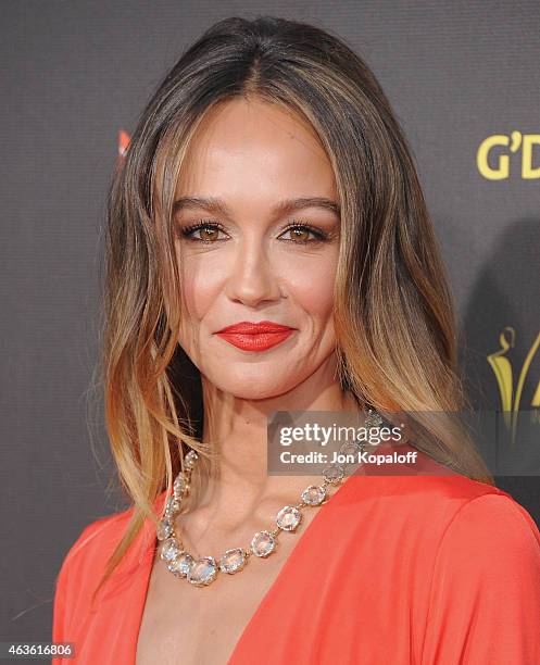 Actress Sharni Vinson arrives at the 2015 G'Day USA Gala Featuring The AACTA International Awards Presented By Quantas at Hollywood Palladium on...