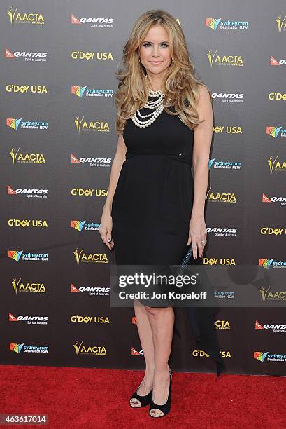 Actress Kelly Preston arrives at the 2015 G'Day USA Gala Featuring The AACTA International Awards Presented By Quantas at Hollywood Palladium on...