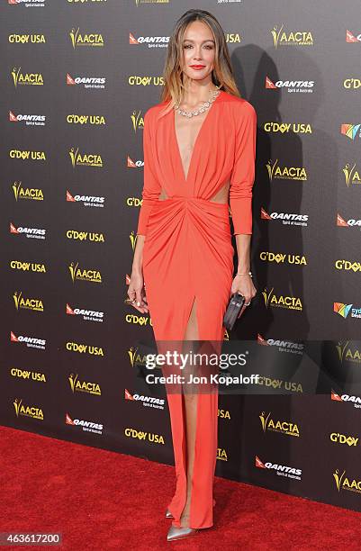 Actress Sharni Vinson arrives at the 2015 G'Day USA Gala Featuring The AACTA International Awards Presented By Quantas at Hollywood Palladium on...