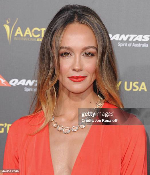 Actress Sharni Vinson arrives at the 2015 G'Day USA Gala Featuring The AACTA International Awards Presented By Quantas at Hollywood Palladium on...