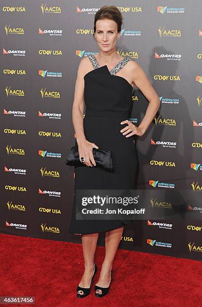 Actress Rachel Griffiths arrives at the 2015 G'Day USA Gala Featuring The AACTA International Awards Presented By Quantas at Hollywood Palladium on...