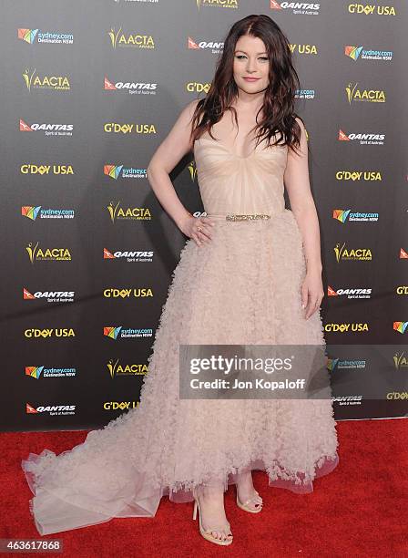 Actress Emilie de Ravin arrives at the 2015 G'Day USA Gala Featuring The AACTA International Awards Presented By Quantas at Hollywood Palladium on...