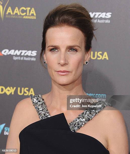 Actress Rachel Griffiths arrives at the 2015 G'Day USA Gala Featuring The AACTA International Awards Presented By Quantas at Hollywood Palladium on...