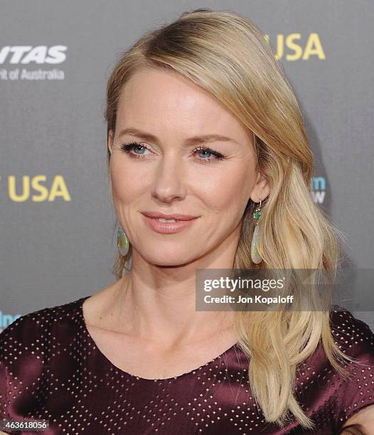 Actress Naomi Watts arrives at the 2015 G'Day USA Gala Featuring The AACTA International Awards Presented By Quantas at Hollywood Palladium on...