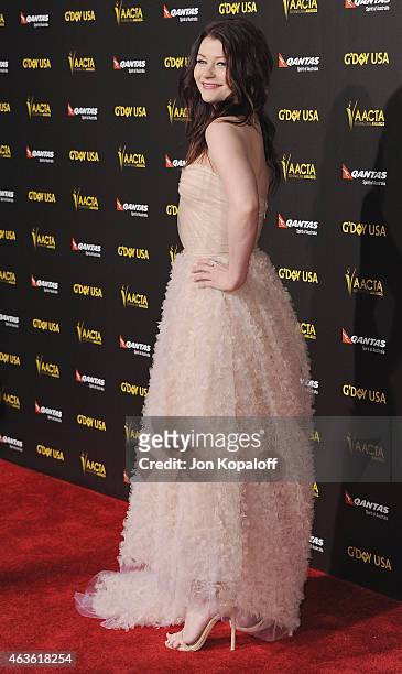 Actress Emilie de Ravin arrives at the 2015 G'Day USA Gala Featuring The AACTA International Awards Presented By Quantas at Hollywood Palladium on...