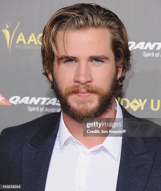 Actor Liam Hemsworth arrives at the 2015 G'Day USA Gala Featuring The AACTA International Awards Presented By Quantas at Hollywood Palladium on...