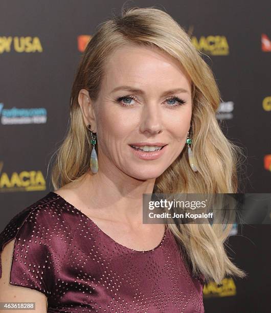 Actress Naomi Watts arrives at the 2015 G'Day USA Gala Featuring The AACTA International Awards Presented By Quantas at Hollywood Palladium on...