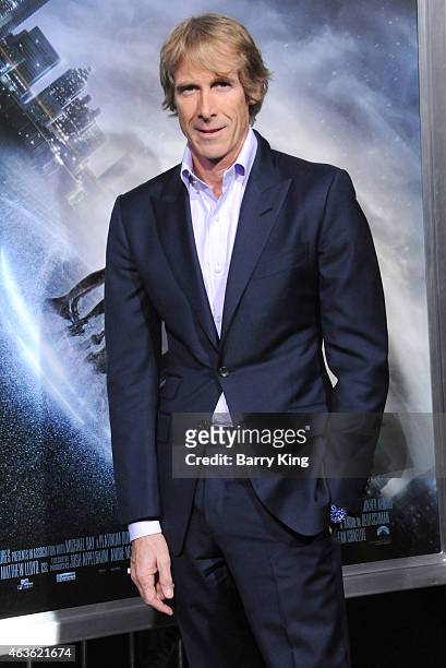 Director Michael Bay attends the premiere of 'Project Almanac' at TCL Chinese Theatre on January 27, 2015 in Hollywood, California.