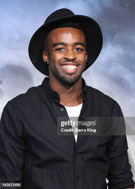 Vine and YouTube personality Landon Moss attends the premiere of 'Project Almanac' at TCL Chinese Theatre on January 27, 2015 in Hollywood,...