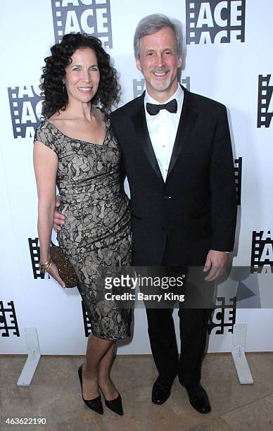 Film Editor William Goldenberg and guest attend the 65th annual ACE Eddie Awards at The Beverly Hilton Hotel on January 30, 2015 in Beverly Hills,...