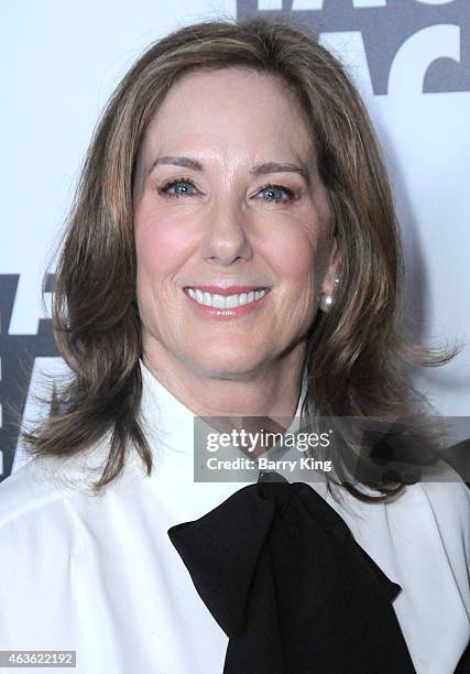 Producer Kathleen Kennedy attends the 65th annual ACE Eddie Awards at The Beverly Hilton Hotel on January 30, 2015 in Beverly Hills, California.