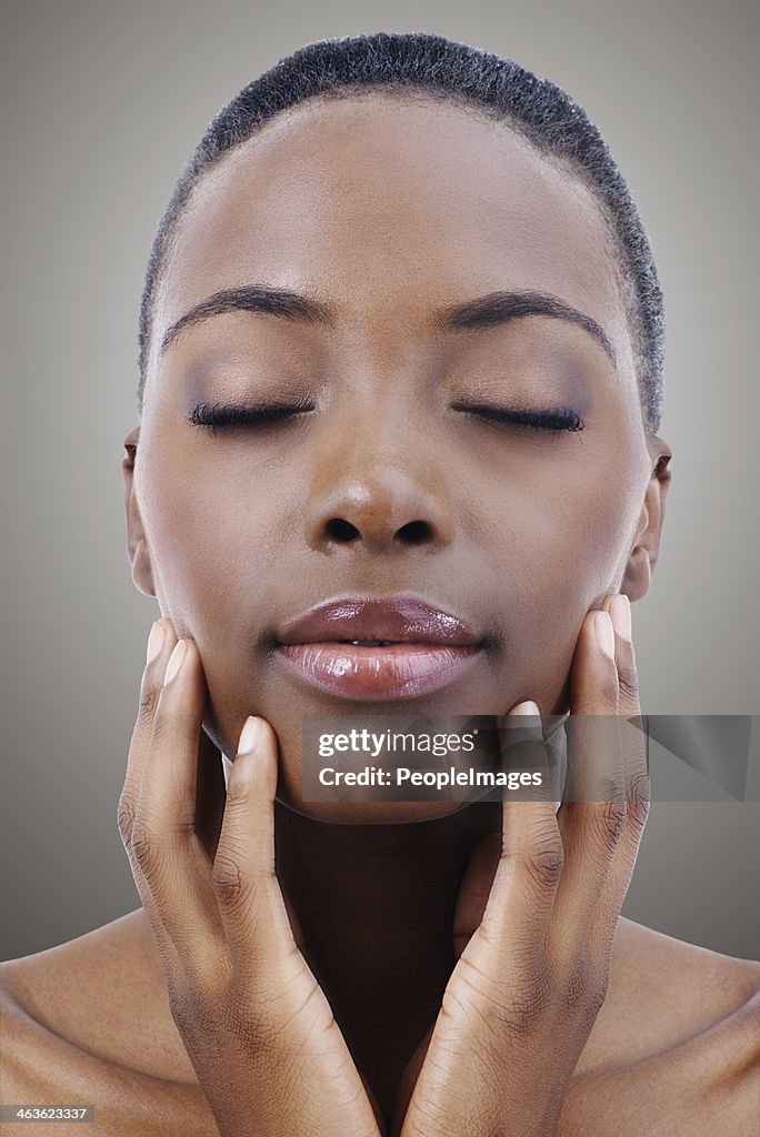Soft Inner Face Feeling The Soft Texture Of Her Skin High-Res Stock Photo - Getty Images