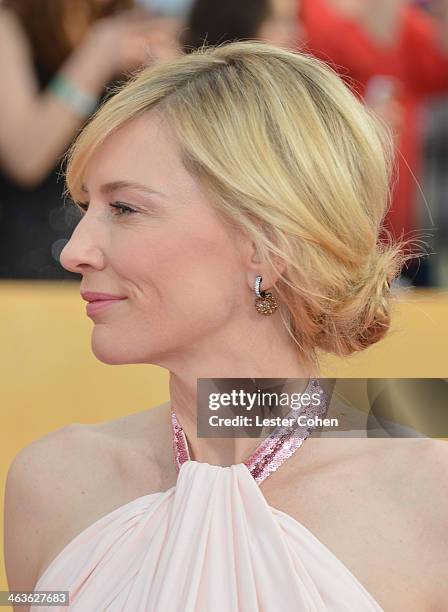 Actress Cate Blanchett attends the 20th Annual Screen Actors Guild Awards at The Shrine Auditorium on January 18, 2014 in Los Angeles, California.