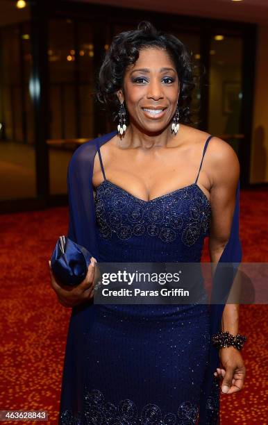 Actress Dawnn Lewis attends the 2014 Salute To Greatness Awards Dinner at the Hyatt Regency on January 18, 2014 in Atlanta, Georgia.