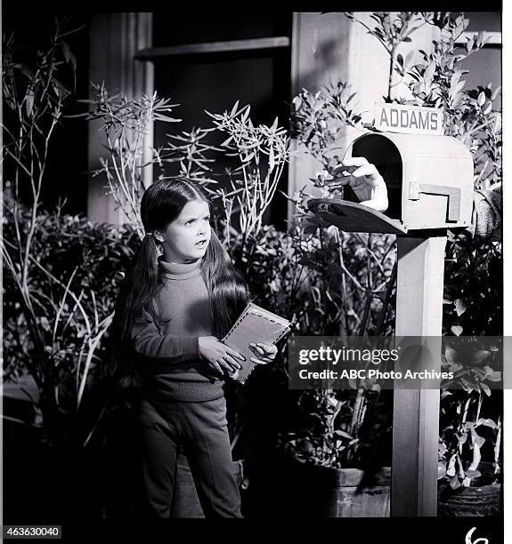 Pilot and Misc Gallery - Shoot Date: May 19, 1964. LISA LORING WITH THING T. THING