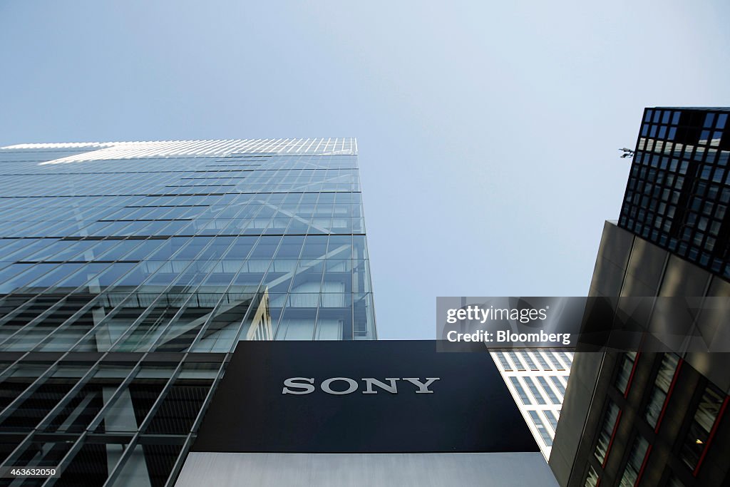 Sony Corp. Headquarters And Products Images Ahead Of Business Strategy Announcement