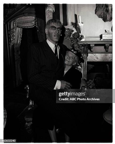 Mother Lurch Visits the Addams Family" - Airdate: January 15, 1965. TED CASSIDY;ELLEN CORBY