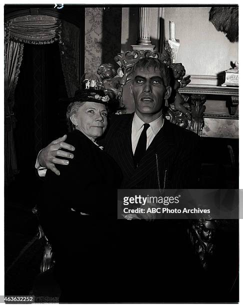 Mother Lurch Visits the Addams Family" - Airdate: January 15, 1965. ELLEN CORBY;TED CASSIDY