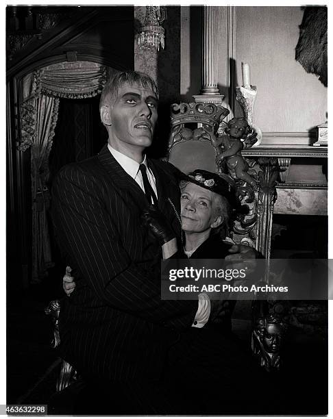 Mother Lurch Visits the Addams Family" - Airdate: January 15, 1965. TED CASSIDY;ELLEN CORBY