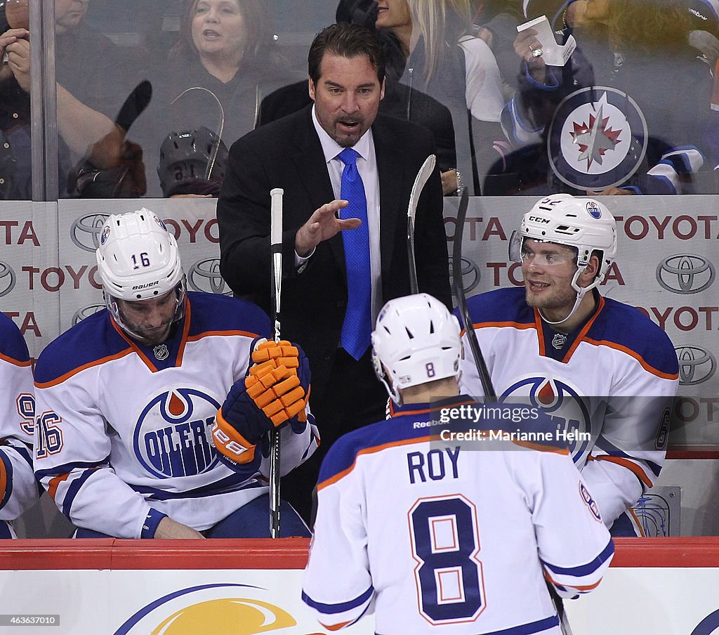 Edmonton Oilers v Winnipeg Jets