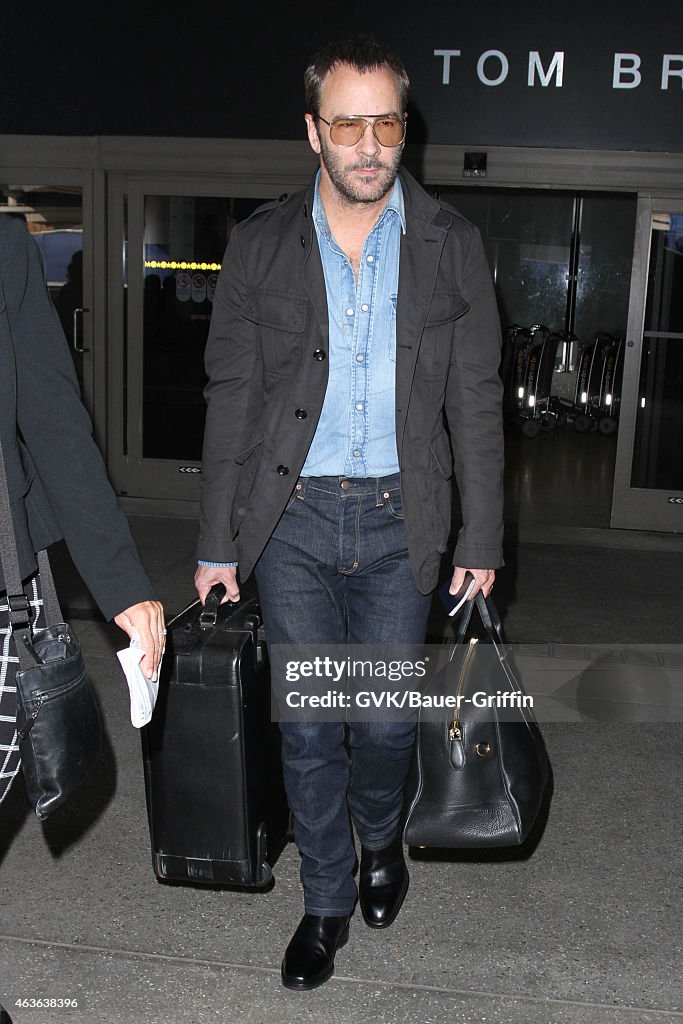 Celebrity Sightings In Los Angeles - February 16, 2015