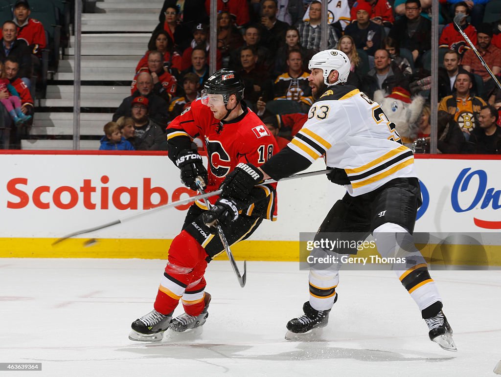 Boston Bruins v Calgary Flames