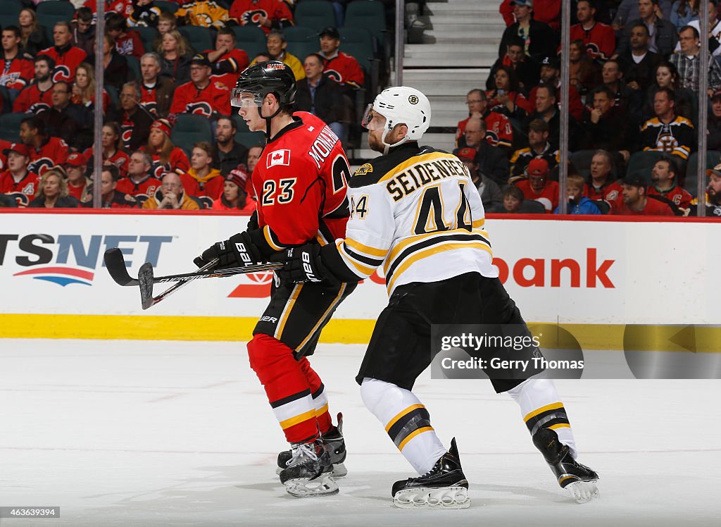 Boston Bruins v Calgary Flames