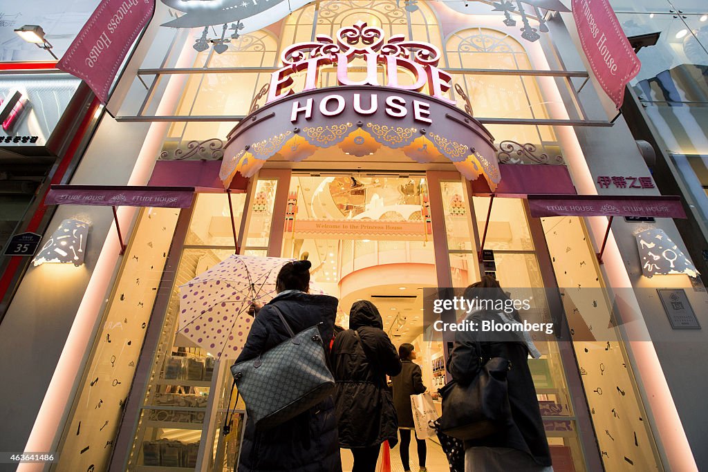 Inside Amorepacific Corp. Store And General Retail as Bank of Korea Holds Benchmark Interest Rate Amid Growth Optimism