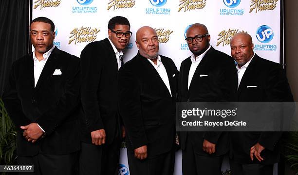 The Canton Spirituals backstage at the 2014 Stellar Awards at Nashville Municipal Auditorium on January 18, 2014 in Nashville, Tennessee.