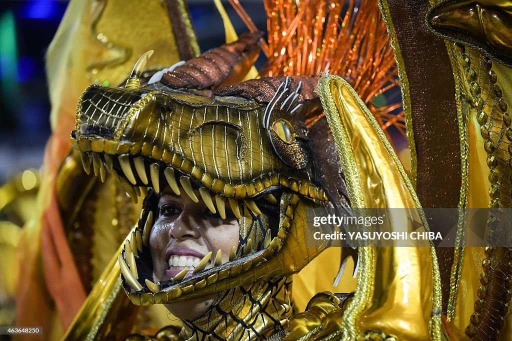 BRAZIL-CARNIVAL-RIO-PARADE-UNIDOS DA TIJUCA